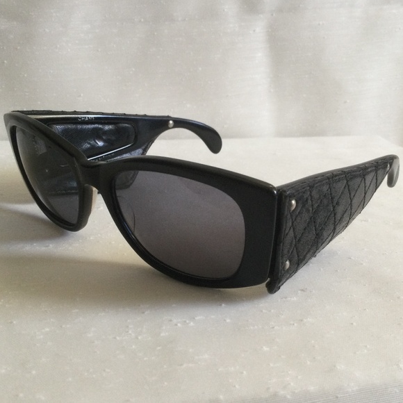 Vintage Chanel Quilted Sunglasses 1988 - Picture 1 of 16
